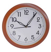 Inaaya Wal Clocks, Wooden Finish Wall Clocks Pack of 1- Amazon