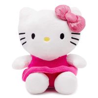 VK PERFECTION Hello Kitty Plush Soft Toy White and Pink Stuffed Dolls For Kids and Girls Soft Toy - 25 cm (Pink & White)- Amazon