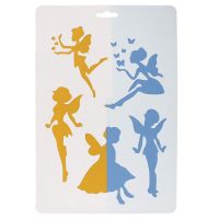 Asian Hobby Crafts Craft Stencils For Sketching Scrapbooking Kids Crafts - Fairy- Amazon