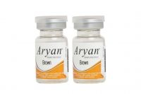 Aryan 3 Tone Contact Lens - 2 Pieces (-3, Brown)- Amazon
