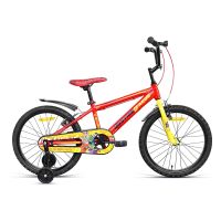 VECTOR 91 Justice League 20T Single Speed Kids Cycles (Red & Yellow, Ideal- Amazon