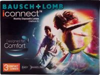 Bausch & Lomb iconnect Monthly Contact Lens (-5.25, Transparent,Pack of 3)- Amazon