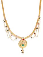 ZAVERI PEARLS Traditional Fringed Chain KAMARBANDH KAMARPATTA For WOMEN-ZPFK7026- Amazon