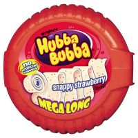Hubba Bubba Mega Long Snappy Strawberry, 56 g- Amazon