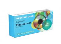 Bausch & Lomb Natural Look Quaterly (3 Months) Zero Power Color Contact Lens- 2 Pcs.(LightGreen)- Amazon