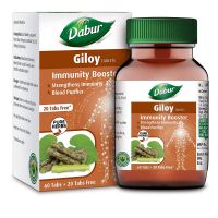 DABUR Giloy Tablet- Immunity Booster | Helps in Blood Purification (60 + 20 tablets Free)- Amazon