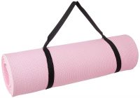 ARNV 10mm Yoga Mats with Carrying Strap, Make in India, Pink- Amazon