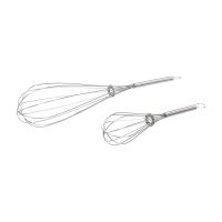 Amazon Brand - Solimo Stainless Steel Set of 2 Whisks- Amazon