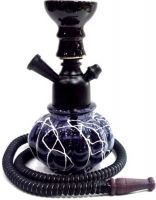 JaipurCrafts Premium 8 Inch Glass, Iron Hookah Set- Amazon