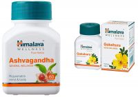 Himalaya Wellness Pure Herbs Ashvagandha General Wellness - 60 Tablets and Himalaya Wellness Pure Herbs Gokshura Men's Wellness - 60 Tablets- Amazon