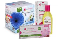 Everteen Perfect Intimate Care: 10 Natural Cotton Sanitary Napkins, 1 Natural Intimate Wash (105ml) and 15 Intimate Wipes- Amazon