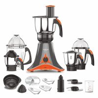 Vidiem MG 612 A Evo ADC 750 Watts Mixer Grinder with 5 Jars Kitchen Appliances (Black & Orange)- Amazon