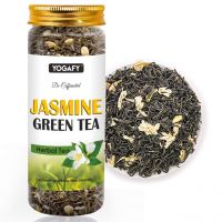 YOGAFY- Jasmine Green Tea with Whole Leaf with shankhpushpi For Weight Loss |50 Cups - 100g- Amazon