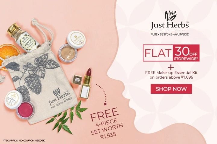 Save Upto 30% | JustHerbs has come up with exciting offers!