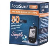AccuSure TD-4183 50 Glucometer Strips- Flipkart