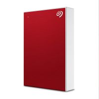 Seagate One Touch 5TB External HDD with Password Protection – Red- Amazon