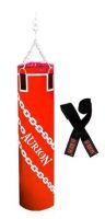 Aurion Unfilled Heavy Punch Bag 3ft 4ft 5ft Boxing MMA Sparring Punching Training Kickboxing Muay Thai with Focus Pad & Boxing Hand Wrap Hanging Chain- Amazon