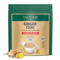 VAHDAM, INSTANT Tea Premix - Ginger (200g) | Real Ingredients - Black Tea & Ginger with Whole Milk Powder | Only 35 Calories Per Serving | 25 Servings- Amazon