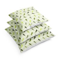 ArtzFolio Colorful Birds On Wires Cushion Cover Throw Pillow Satin Fabric 20x20inch (51x51cms); Single; Without Filler- Amazon
