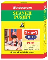 [LD] Baidyanath Shankhapushpi Sharbat - 450 ml with Free Sharbat - 220 ml- Amazon