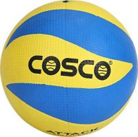 COSCO Attack Volleyball - Size: 4  (Pack of 1, Blue, Yellow)- Flipkart