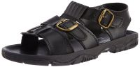 [Size 8] Coolers (from Liberty) Men's Black Sandals and Floaters - 8 UK (SEMSON-N)- Amazon