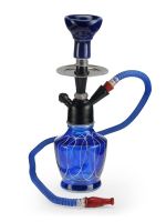 Basement Bazaar Mahi Glass Hookah (24.8 cm, Blue)- Amazon