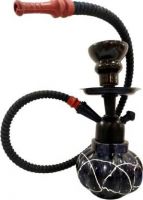 HIGHSMOKE 8 inch Glass, Iron Hookah  (Black)- Flipkart