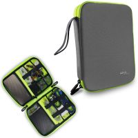 Gizga Essentials Gadget Organizer Case, Portable Zippered Pouch For All Small Gadgets, HDD, Power Bank, USB Cables, Power Adapters, etc (Gray)- Amazon