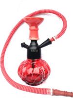 The New Look k 8 inch Glass Hookah Red 8 inch Glass Hookah  (Red)- Flipkart