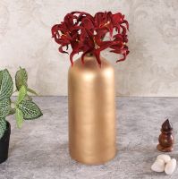 Elemntl Small Artificial Lily Flower Bouquet (9 Flower Sticks) For Home Decoration | Faux Flowers for Vases | Decoration Items- Amazon