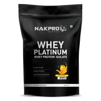 NAKPRO PLATINUM 100% Whey Protein Isolate | 28.11g Protein, 6.42g BCAA | Easy Mixing, Low Carbs, Easy Digesting Whey Protein Supplement Powder- Amazon