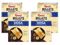 Manna Instant Multigrain Millet Dosa Ready Mix | Dosa Batter | 720g (180g x 4 Packs) Serves 16- Amazon