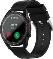 Zebronics ZEB-FIT4220CH Smart Fitness Watch with Call Function via Built-in Speaker and Mic, SpO2, BP & Heart Rate Monitor, IP67 Water Resistant, 7 Sports Mode (Black)- Amazon