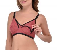 [Size 32D] Fabme Women's Melange Nursing Bra - Pack of 1 - (Cups B, C, D) (Sizes 30 to 44)- Amazon