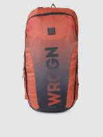 WROGN Unisex Orange Printed Wire Rucksacks- Myntra