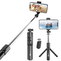 WeCool Bluetooth Extendable Selfie Sticks with Wireless Remote and Tripod Stand, 3-in-1 Multifunctional Selfie Stick with Tripod Stand Compatible with iPhone/OnePlus/Samsung/Oppo/Vivo and All Phones- Amazon