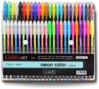 KRSNA ART Neon Gel Pens Gel Pen  (Pack of 48, Multicolor)- Flipkart