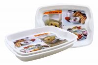 Wonder Plastic Good day Small Serving Trays, Colorful Stackable Trays- Amazon
