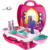 Negi Attractive 21pcs Fashion Suitcase Pretend Play Makeup Accessories For Girls- Amazon