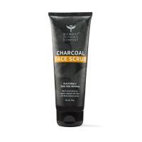 Bombay Shaving Company Charcoal Face Scrub with Black Sand, Exfoliates skins & Removes Black Heads, Black, 100 g- Amazon