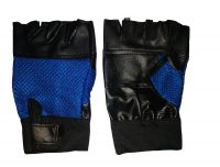 Spanco Blue Color Leather Gym Gloves For Weight Lifting Gloves, Exercise Gloves For Powerlifting, Cross Training, Workout, Best For Men & Women- Amazon