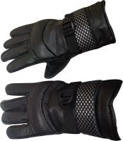 Creature Men Black Solid Leather Warm Winter Riding Gloves, Protective Cycling Bike Motorcycle Gloves (CRE-LG-02)- Amazon
