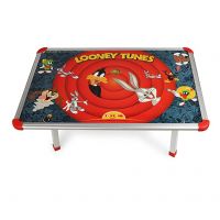 Toyzone Looney Tunes Kids Multipurpose Table 16x24-80367 | Multipurpose Kids Table | Portable Table | Strong | Adjustable Height | Study Table with Cartoon Theme| Foldable Study Table- Amazon
