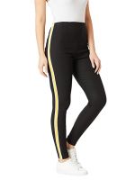 [Size XL] Miss Chase Women's Dark Grey High Waist Twill Tape Jeggings- Amazon