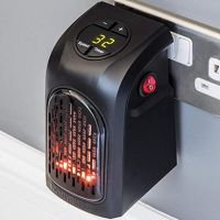 Room Heater Warmer Wall-Outlet 400 Watts Electric Handy Room Heater (Room Heaters Home- Amazon