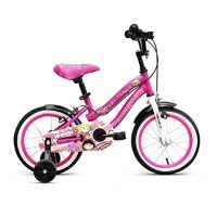VECTOR 91 Justice League 14T Single Speed Kids Cycles (Pink & White, Ideal- Amazon