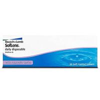 Bausch & Lomb Softens Daily Disposable Contact Lense With Lens Care Kit- 30 Pieces (-0.75)- Amazon
