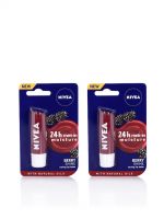 Nivea NIVEA Set of 2 Berry Shine 24H Melt-In Moisture Lip Balms- Myntra