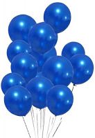 Crackles Blue Metallic Balloons For Happy Birthday Decorations ,Baby Shower,Party Supplies,Bachelorette Bride To be 50 PC- Amazon
